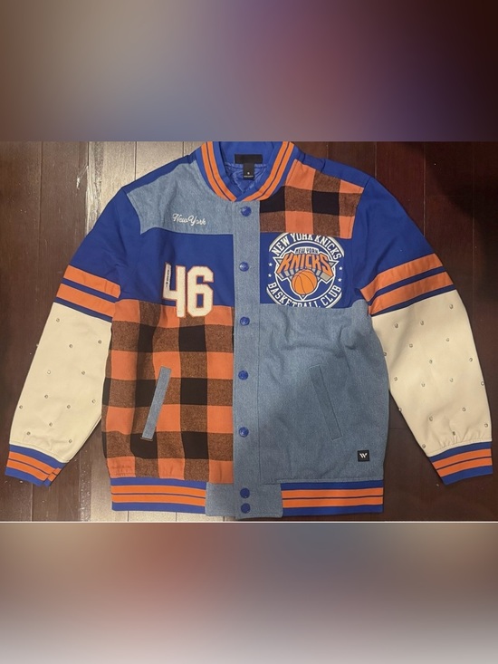 Jackets & Blazers - Collectible New York Knicks Wild Collective Women’s Bomber Jacket